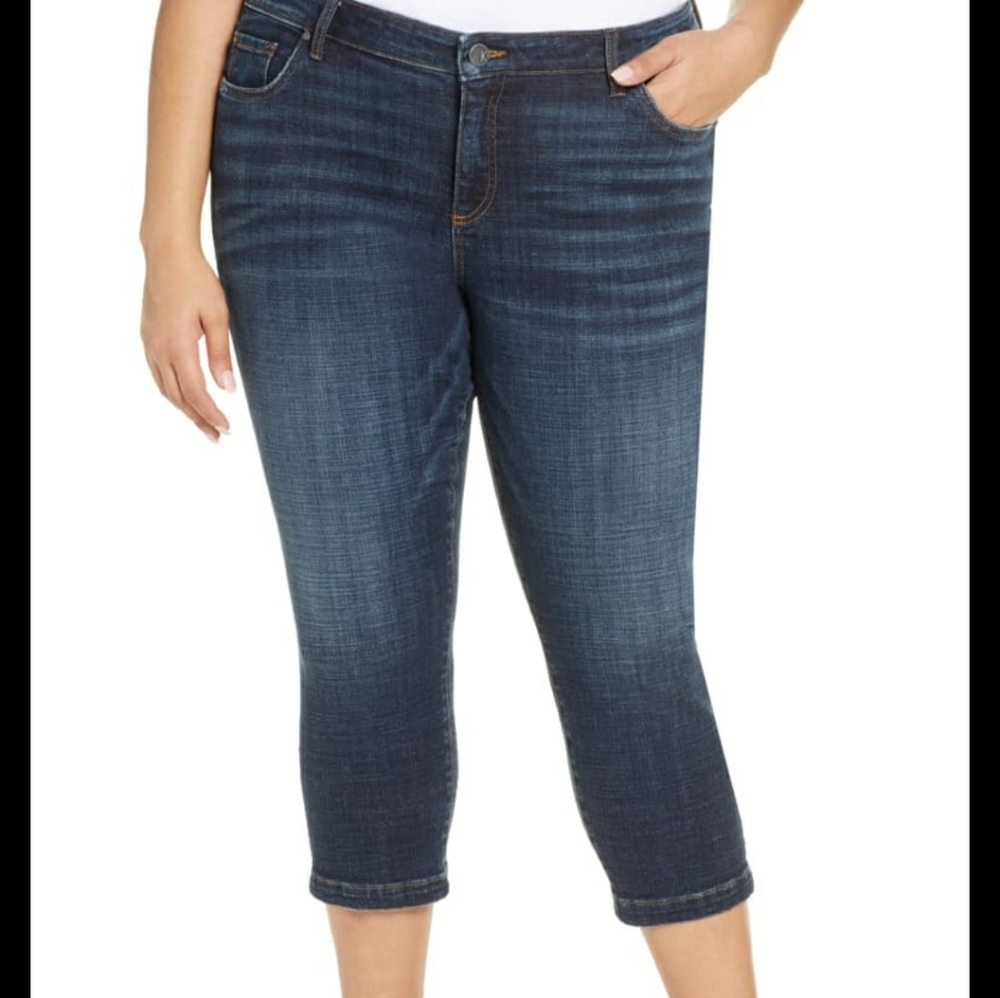 Kut from the kloth cropped straight jeans 18W